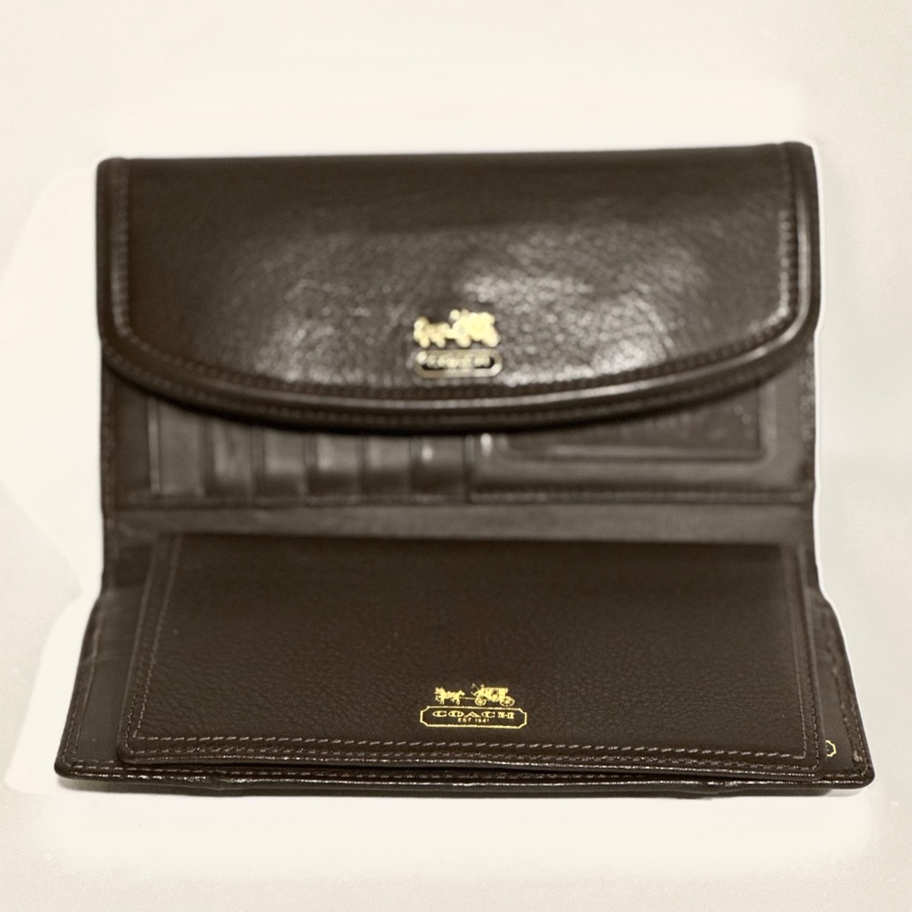 Coach Madison Wallet Brown Leather - Picture 3 of 10
